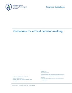 Cmlto Guidelines for Ethical Decision Making – CMLTO